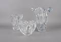 A Group of Three Glass Vases