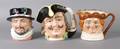 A Group of Three Royal Doulton Large Character Jugs