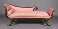 A Regency Style Painted Chaise