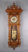 A Mahogany Regulator Clock