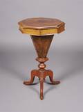 A Victorian Walnut Sewing Stand