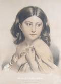 A French Print of a Young Woman