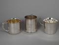 GROUP OF THREE STERLING SILVER BABY CUPS