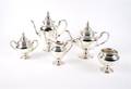 An American Sterling Silver Five Piece Tea and Coffee Service Fisher