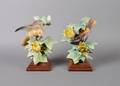 A Pair of Royal Worcester Dorothy Doughty Birds Baltimore Orioles
