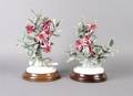 A Pair of Royal Worcester Dorothy Doughty Mexican Feijoa Blossoms