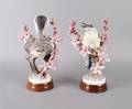 A Pair of Royal Worcester Dorothy Doughty Birds Mocking Birds