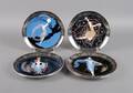 A Group of Six Royal Doulton Plates House of Erte for Royal Doulton