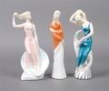 A Group of Three Royal Doulton Porcelain Figures