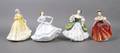 A Group of Four Royal Doulton Porcelain Figures
