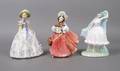 A Group of Three Royal Doulton Porcelain Figures