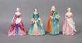 A Group of Four Royal Doulton Porcelain Figures
