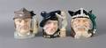 A Group of Three Royal Doulton Large Character Jugs
