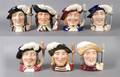 A Group of Seven Royal Doulton Large Character Jugs