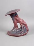 A Van Briggle Lady of the Lily Pottery Vase