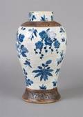 A Blue and White Ceramic Vase
