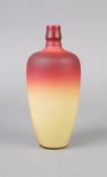 A Wheeling Peachblow Morgan Vase