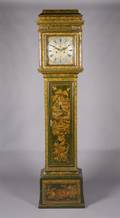 An English Chinoiserie Tall Case Clock