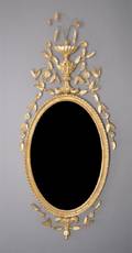 A George III Style Giltwood Mirror