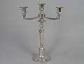 CONTINENTAL SILVER THREE LIGHT CANDELABRUM