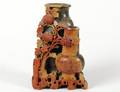 CARVED SOAPSTONE DOUBLE VASE