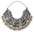 A Sterling Silver Mongolian Collar Necklace