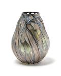 A Charles Lotton Iridescent Glass Vase