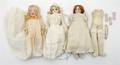 A Group of Four Bisque Dolls