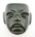 An Olmec Style Carved Stone Mask