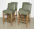 A Set of Four Bar Stools