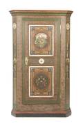 A Swiss Painted Armoire