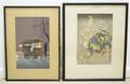 Two Japanese Woodblock Prints