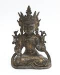 A Chinese Figure of a Seated Guanyin