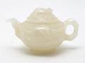 A Carved Hardstone Teapot