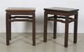 A Pair of Chinese Hardwood Stands