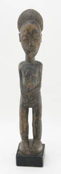 An African Carved Wood Figure Baule