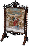 220 19th Century Rococo Fire Screen
