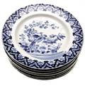 210 7 Canton BlueWhite Porcelain Plates