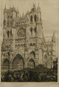An Etching of Amiens Cathedral