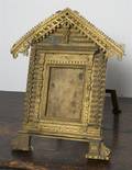 A Continental Gilt Bronze Architectural Frame