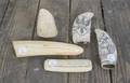 A Collection of Walrus Ivory and Scrimshaw Items