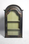 A Georgian Style Lacquered Hanging Vitrine