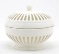 A Reticulated Lidded Bowl Spode