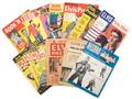 A Collection of Ten 1950s Elvis Presley Rock n Roll Magazines