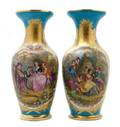 A Pair of Paris Porcelain Vases
