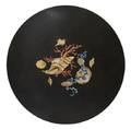 An Inlaid Slate Table with Shell and Coral Motif