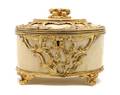 A Gilt Metal Mounted Ivory Table Casket