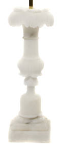 An Alabaster Table Lamp