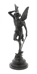 A French Bronze Figure of Cupid J Coutain Rome