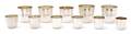 An Assembled Set of American Sterling Silver Graduated Cups